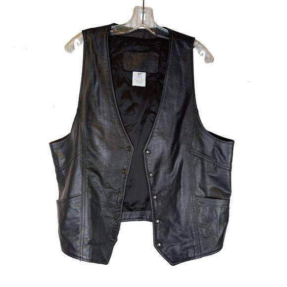 The Leather Ranch Size 48 Black Leather - Picture 3 of 6